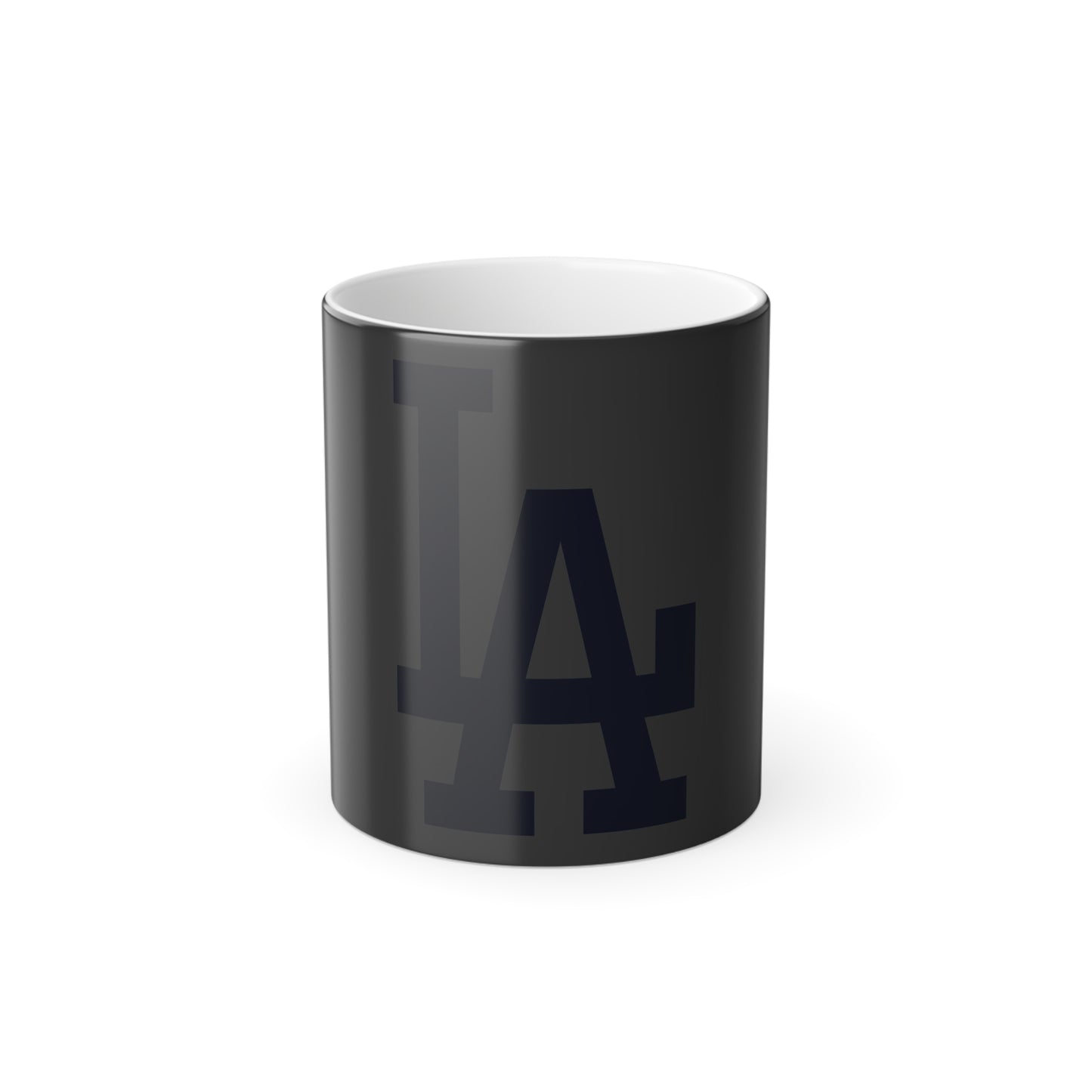 11 oz Color-Changing Mug – Blue Letter Monogram