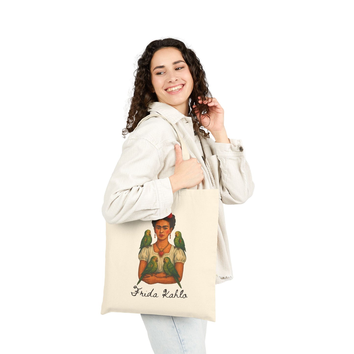 Artist Portrait Canvas Tote Bag