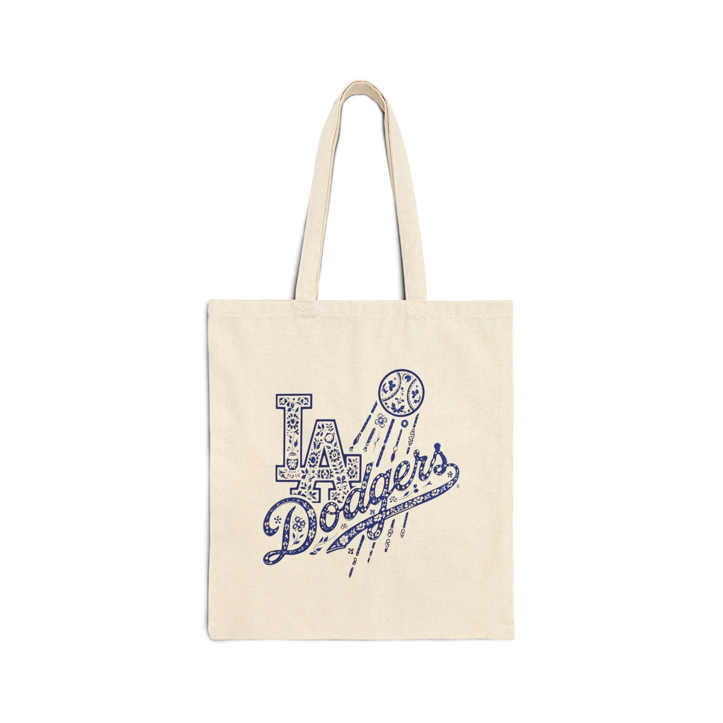 Canvas Tote Bag – Vintage Baseball-Inspired Graphic