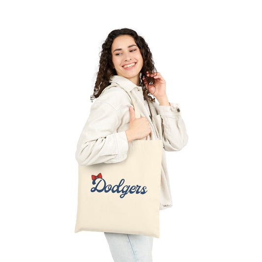 Script Logo Cotton Tote Bag