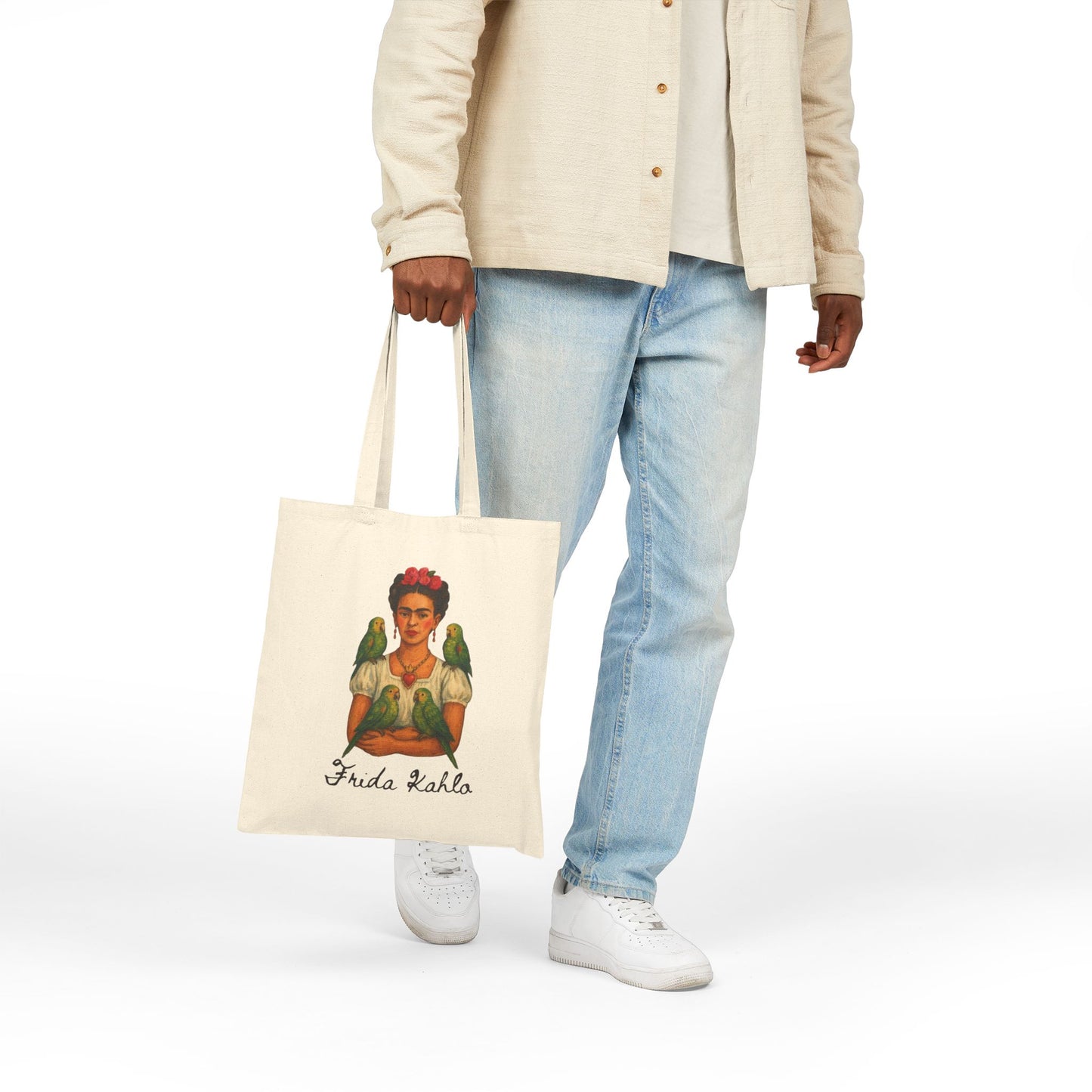Artist Portrait Canvas Tote Bag