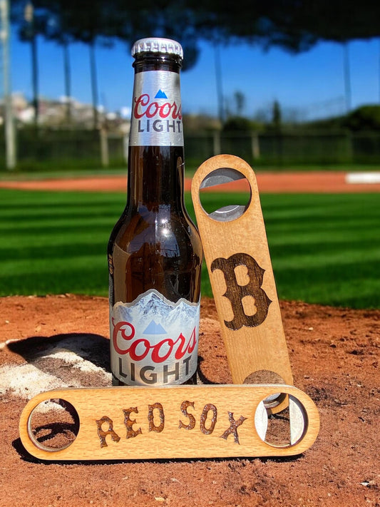 Boston Red Sox Bottle Opener. Laser Engraved