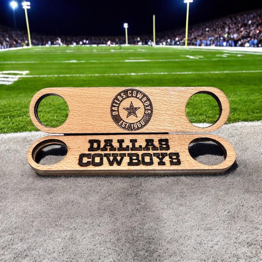 Dallas Cowboys Bottle Opener. Laser Engraved